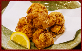 鶏の竜田揚げ（九州醤油味）